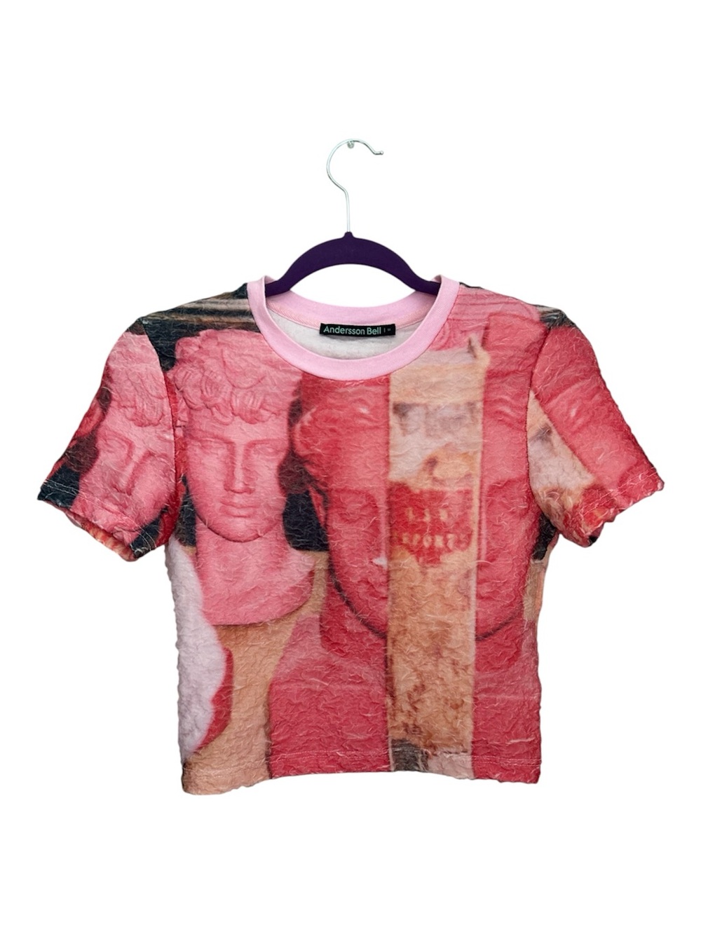 Andersson Bell David Chiffon Printed Crinkle Top Size M